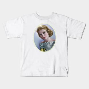 Grace Kelly In Green Kids T-Shirt